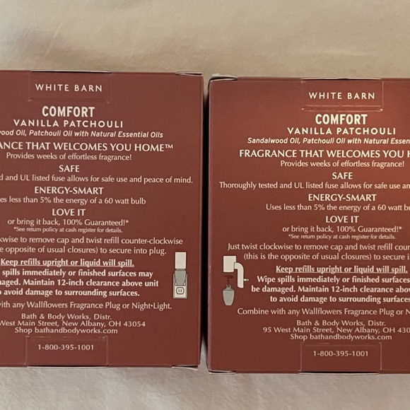 2 BATH & BODY WORKS COMFORT WALLFLOWERS - Picture 2 of 2